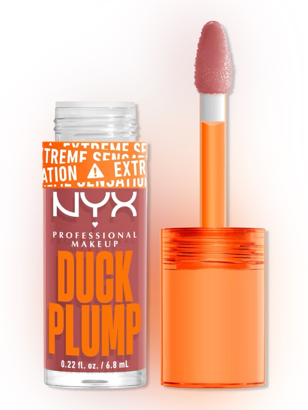 NYX Duck Plump High Pigment Lip Plumping Gloss - Nude Swings, NEW